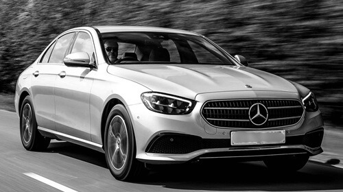 Gstaad taxi Mercedes E Class Swiss Taxi Private Transfers going to the airport